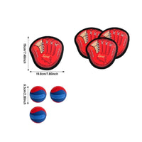 6 Pieces Catch and Toss Game Handheld Sticky Ball Set Soft for Beach, Pool, Kids