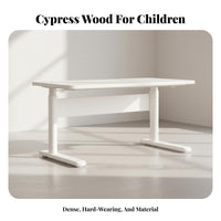 Adjustable child's Study Station Ergonomic Design Writing Table Tiltable Desktop Pull-Retractable Drawer for Children