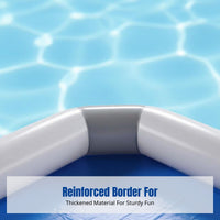 Outdoor Inflatable Pool, Large Pool for Adults & Kids, Thick Water Play Area, Fishing Pond