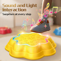 Cross-border Light and Music Petal Balance Stepping Stone Toy for Kids
