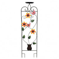 Birdbath Trellis Decorative Garden Plant Support Sturdy Obelisk Plant Stand for Courtyard
