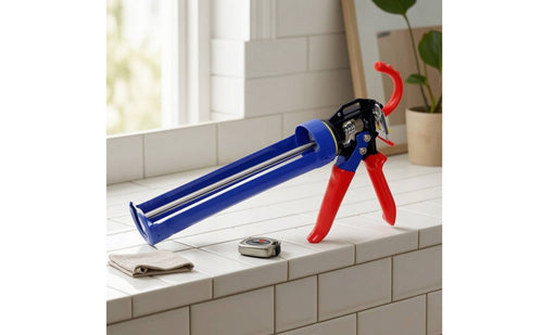 Revolving Barrel Caulk with Rotating Bearing Manual Caulking Heavy Duty Dispenser Ergonomic for Contractors, DIYers, Construction, Home Repair