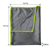 400gsm Microfibre Cloth and Car Drying Towel, Microfiber Cloths for Car Washing, 16 Ply Multi-Purpose 40cm x 40cm Size