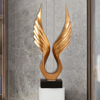Eagle Spread Wings Resin Figurine for TV Cabinet Decor