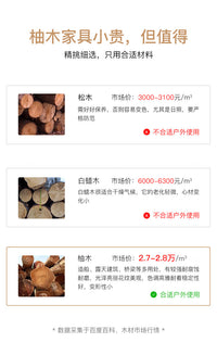 户外沙发室外庭院露天休闲露台别墅阳光房铝合金沙发组合防水防晒 方茶几（柚木面）