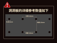 桌面置物架多层书桌收纳洞洞板桌上书架学生宿舍电脑分层一体架子 带配件【加厚钢架 稳固承重】单层-75cm-白色
