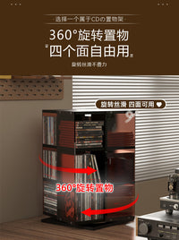 可旋转cd置物架PS4游戏碟片桌面整理架专辑光盘展示架绘本架书架