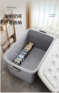 佳帮手衣服收纳箱大容量超大家用玩具棉被整理箱塑料超大储物箱子