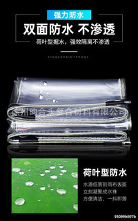 Transparent PVC Waterproof Tarpaulin for Rain and Wind Protection
