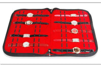 Portable 20-Slot Watch Storage Velvet Tray Bag and Display Case