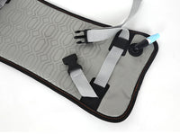 Kayak Inflatable Seat Cushion Lumbar Support Adjustable Seat Floating Paddle Bag