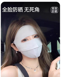 Sun Protection Face Mask Windproof Warm Full Face UV Protection Women's Face Mask 2026 Summer New Cycling Mask