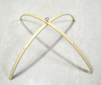 Half-Round Bamboo Ring Wind Chime with Stand - European Style