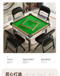 Folding Card Table for Solid Games, Dining, Small Apartment, Rental Room