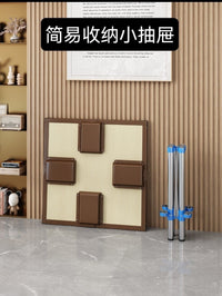 Quiet Folding Mahjong Table with Drawer, Manual, New Chinese Style