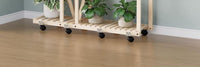 Solid Pine Wood Multi-tier Plant Stand for Indoor/Outdoor Use