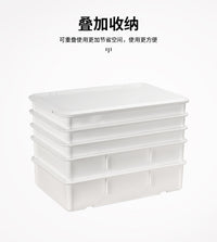 Commercial Dough Proofing Box, Small Deep Pan with Lid, Food-Grade Plastic Baking Tool