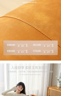 PU Leather Floor Cushion for Reading and Meditation