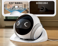 AI Pet Camera Companion Robot with Auto-Follow and Voice Interaction (EU Plug)