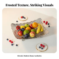 blossomShaped Snack Tray Sturdy and Stable Serving Platter Space-Saving