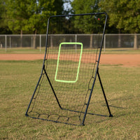 Practice Rebound Net Freestanding Sports Gear Mesh Netting