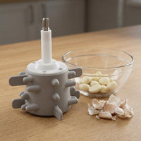 Garlic Peeling Attachment White Cap Garlic Grinder Accessory Food Tool Easy to Clean Rapid Meal Prep