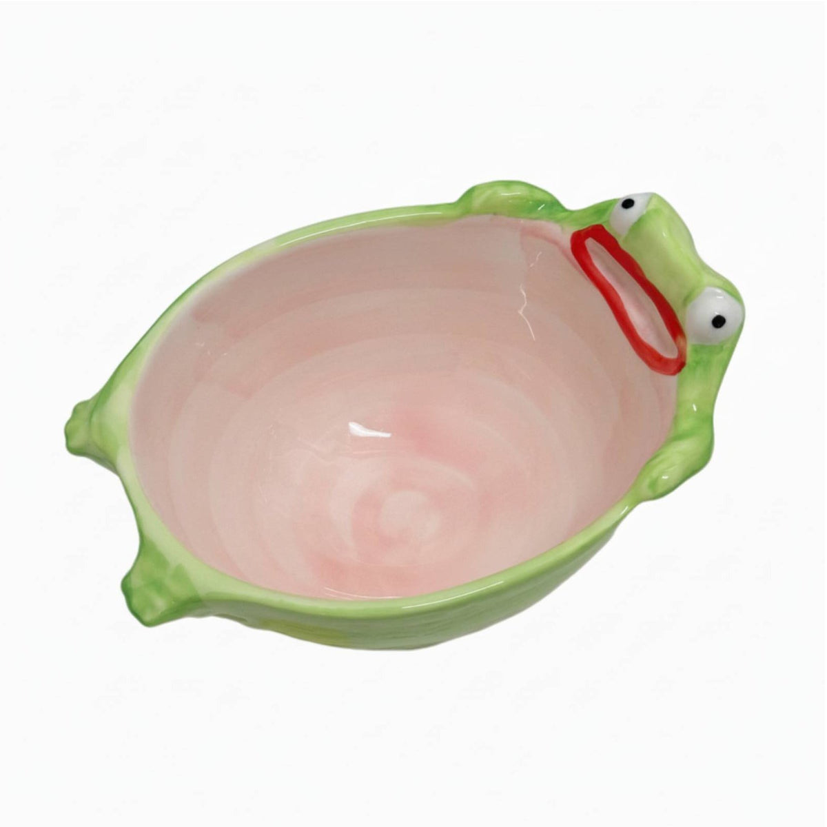 Frog Bowl Creative Design Ceramic Frog Bowl Great Gift Idea Quirky Animal Dinnerware for Women, Kids, Birthday, Breakfast