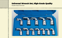 Universal Tapered Nut Wrench, Adjustable Brake Line Wrench, Multi-Function Spanner for Automotive Repair