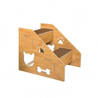 Wooden Pet Stair Ramp Decorative Anti-Slip Stair Ramp Sturdy for Bed