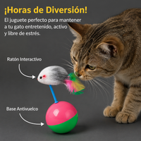 Interactive Cat Toys, 2 Pieces of Smart Polymer Birds with Weighted Base, for Kittens and Adult Cats
