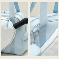 Waterproof Racket Sports Bag with Ball Pouch Padded Badminton Bag Multipurpose Large Capacity
