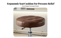 Adjustable Backrest Drafting Stool 360-Degree Swivel for Study Room, Home Users