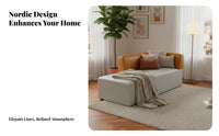 Minimalist Design L-Shaped Modular Lounge Set High-Resilience Cushioning Sectional Sofa Easy to Clean Corner Couch Sturdy Construction for Apartment Dwellers, Office Workers, Business Owners, Reception Area, Lobby, Library