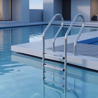 Swimming Pool Ladder Stainless Steel Pool Ladder with Handrails in-Ground for Hotels, Spas, Villas
