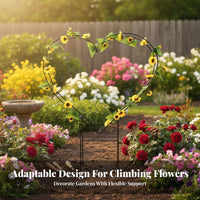 Heart-Shaped Trellis Indoor and Outdoor Use Shaped climbing plant Guide fused Construction Climbing Plant Holder for Gardeners, Potted Plants, Balcony, Indoors