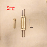 Brass English Letter Stamping Die Spiral Movable Type for Leather
