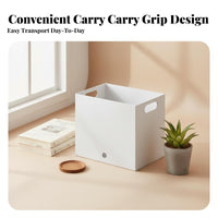 Stackable accessible-frontFront container Minimalist & design Organizer Box even Rounded Corners