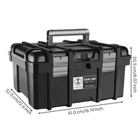 Lockable heavy-duty toolbox