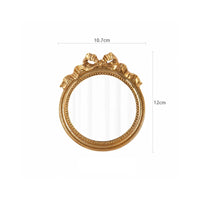 Mirror with Bow Frame Ornate Standing Mirror Decorative for Dessert Table
