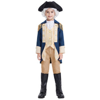 Independence Day President Costume Cosplay Medieval Role-Play Kids Performance Halloween Party Outfit