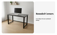 Modern Design Minimalist Computer Desk Long-Lasting Rectangular Computer Desk Thickened Desktop Study Table Reinforced Structure for Students, Telecommuting Workers, Professionals, Gaming Room, Dormitory, Bedroom