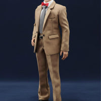 1:6 Scale Doll Suit Tailored Lapel Miniature Clothing Set Front Pockets