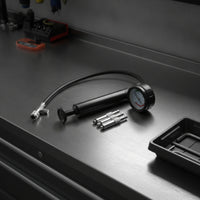 Pressure Test Kit Double-rangeScale Outboard Gearbox Leak Tester Kit Hand-Operated for Boat Mechanics