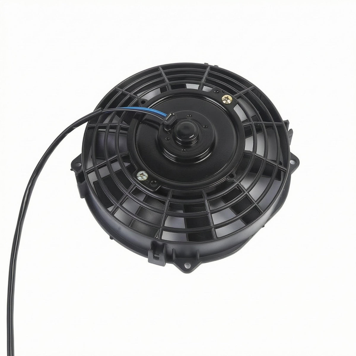 12V Slim Cooling System Cooling Fan Ultra-Thin Electric Cooling System Cooling Fan 8-Inch Vehicle Part Black