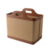 Woven Container Basket Sturdy Weave Organizer Bin for Laundry Room