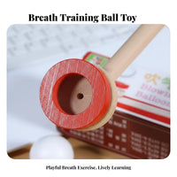 Sensory Play Hover Ing Ball Pipe Toy Burr Ball Blow Pipe Parent-Child Bonding for Children 3-7 Years, Boys, Preschool, Indoor, Home