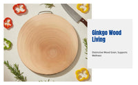 Ginkgo Wood Cutting Board, Double-Sided, Thickened, Modern Kitchen