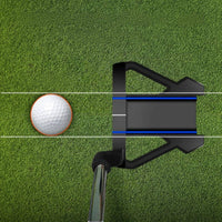 Stainless Steel Putter Practice Aid Zinc Alloy Putting Practice Tool No Assembly Required Putting Stroke Practice Aid Portable for Beginners