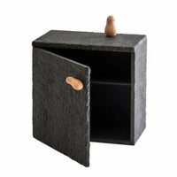 Sculptural Bedside Cabinet Hammered Finish Bedside Storage Cabinet Nordic Design