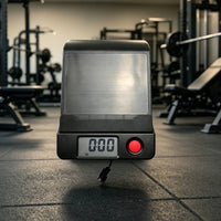 Clear Rowing Machine Monitor Battery Operated Rowing Machine Display Compact Digital Display Monitor Matte Black for Home Athletes, Garage Gym